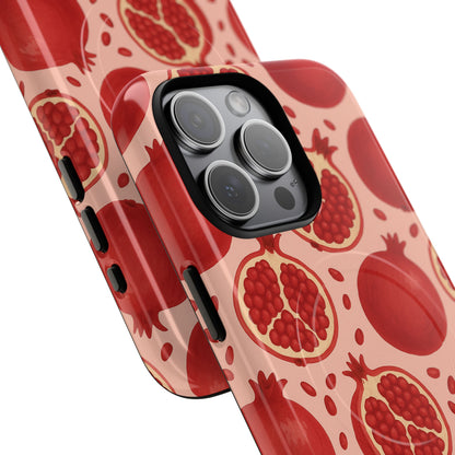 Pomegranate Fruit Tough iPhone Case | MagSafe Compatible