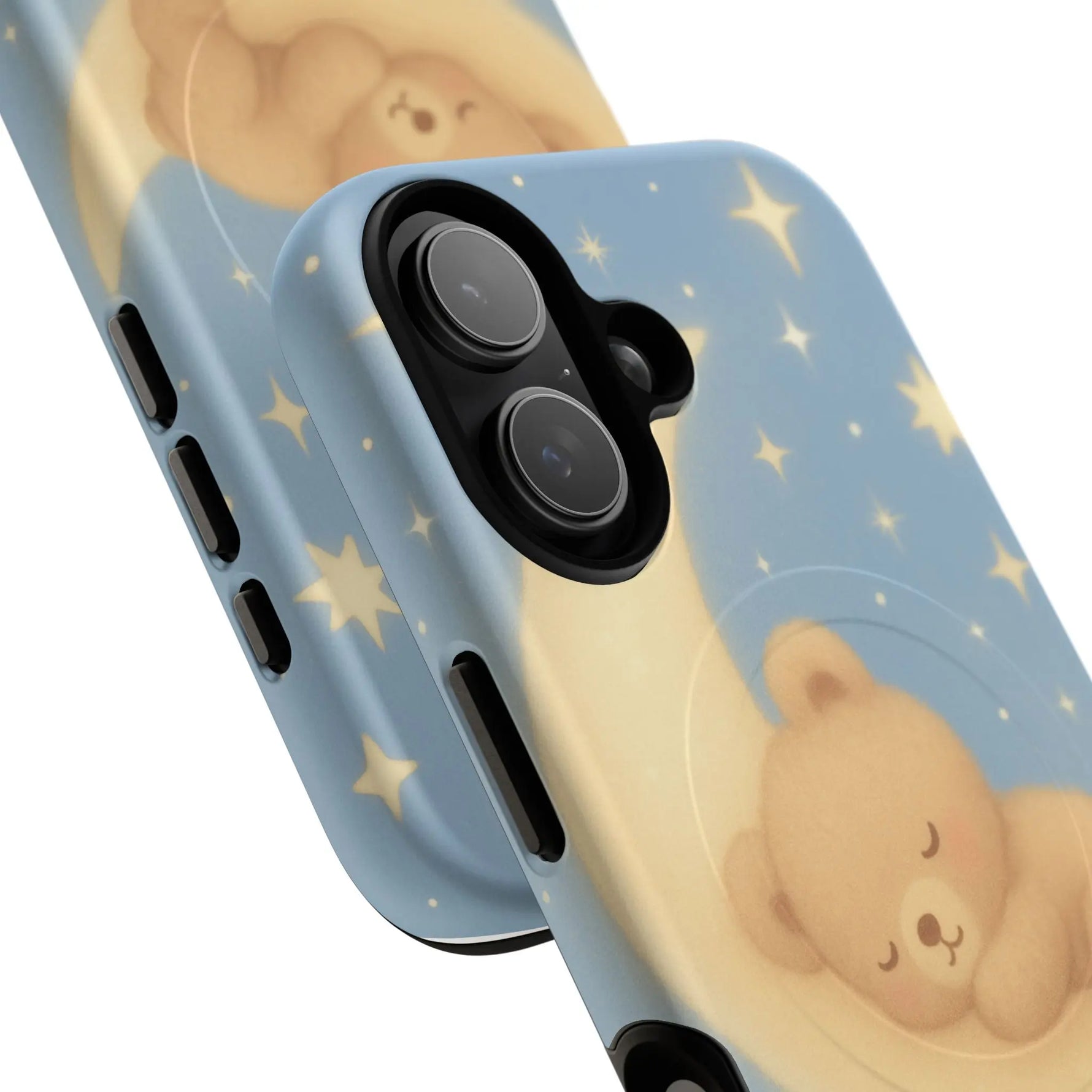 Sleepy Teddy Bear & Stars iPhone Case with MagSafe  Shamo's