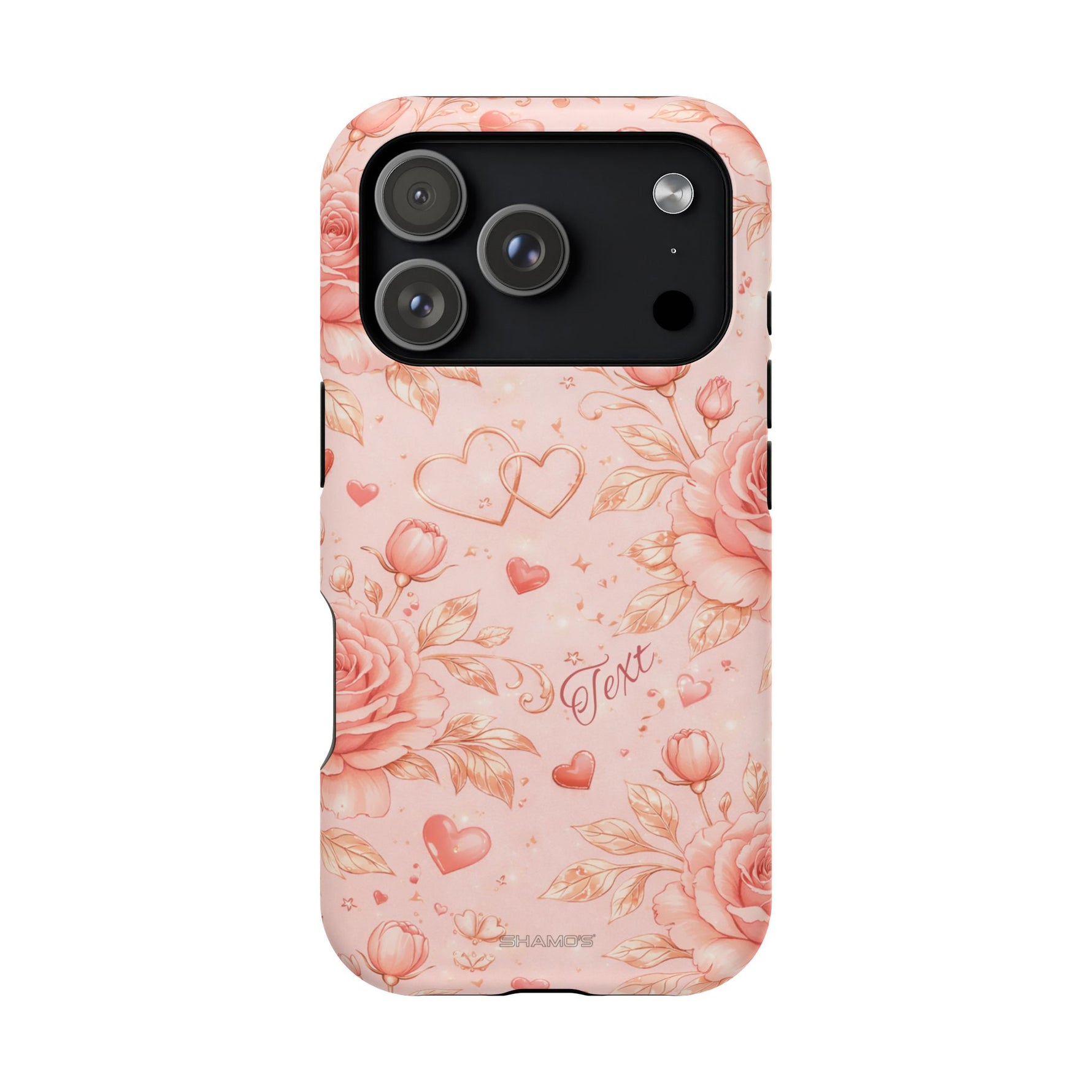 Floral Hearts Magnetic Impact-Resistant Phone Case - iPhone 17 Pro / Matte - Shamo's