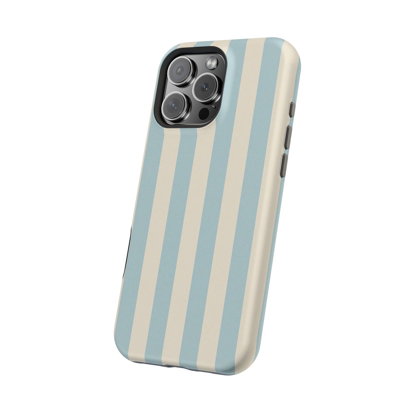Blue Strips Pattern iPhone Case Compatible with MagSafe