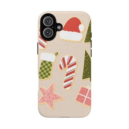 Festive Candy Cane Holiday iPhone Case | MagSafe  Shamo's iPhone 16 Plus / Matte