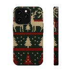 Holiday Reindeer Knit iPhone Case | compatible with MagSafe  Shamo's iPhone 13 Pro / Glossy