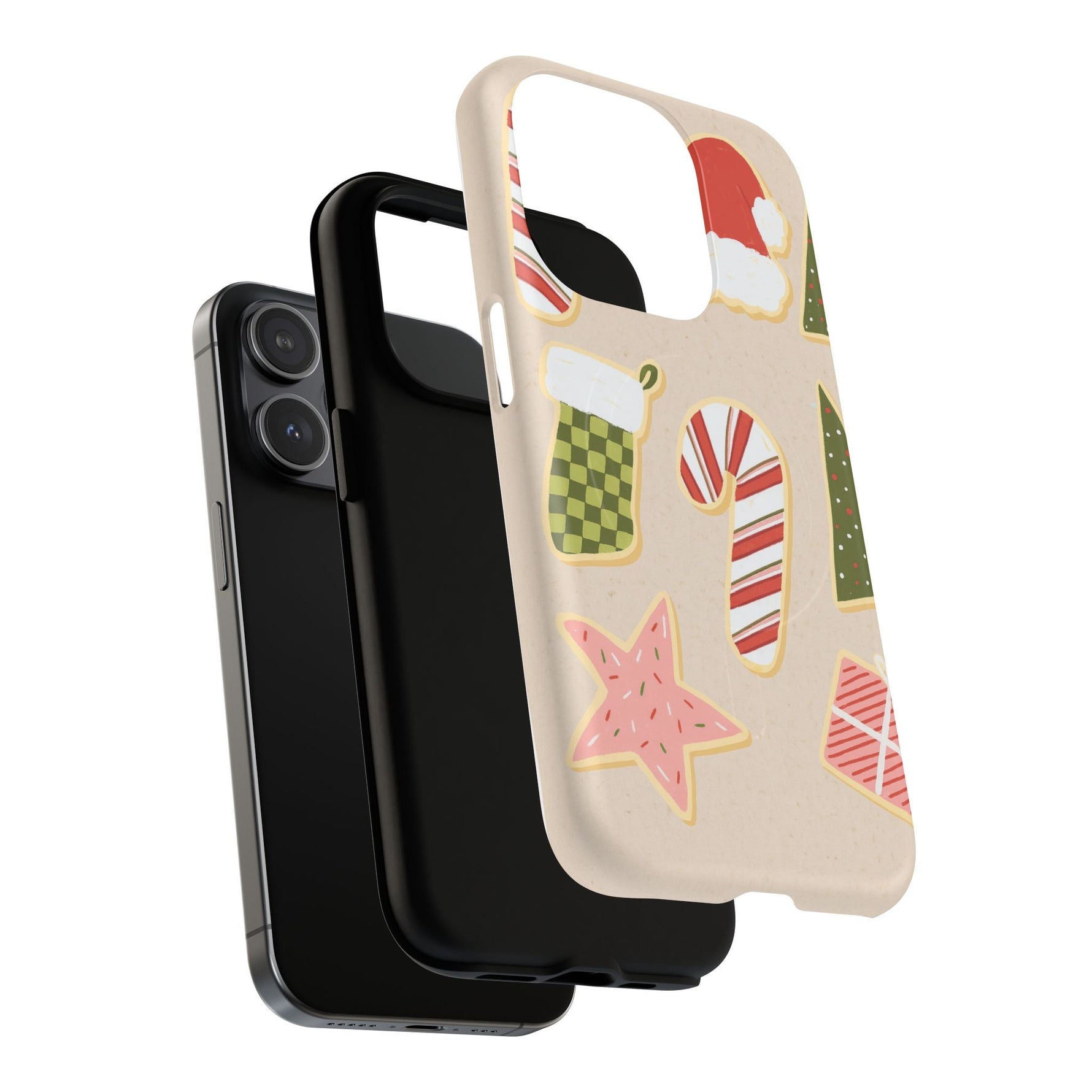 Festive Candy Cane Holiday iPhone Case | MagSafe  Shamo's