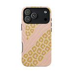 Pink Gold Leopard iPhone Case compatible with MagSafe - Shamo's