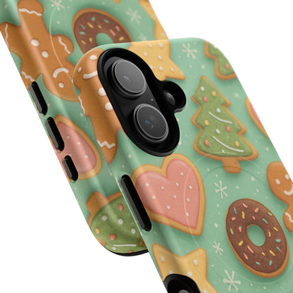 Holiday Cookie Pattern iPhone Case — MagSafe compatible