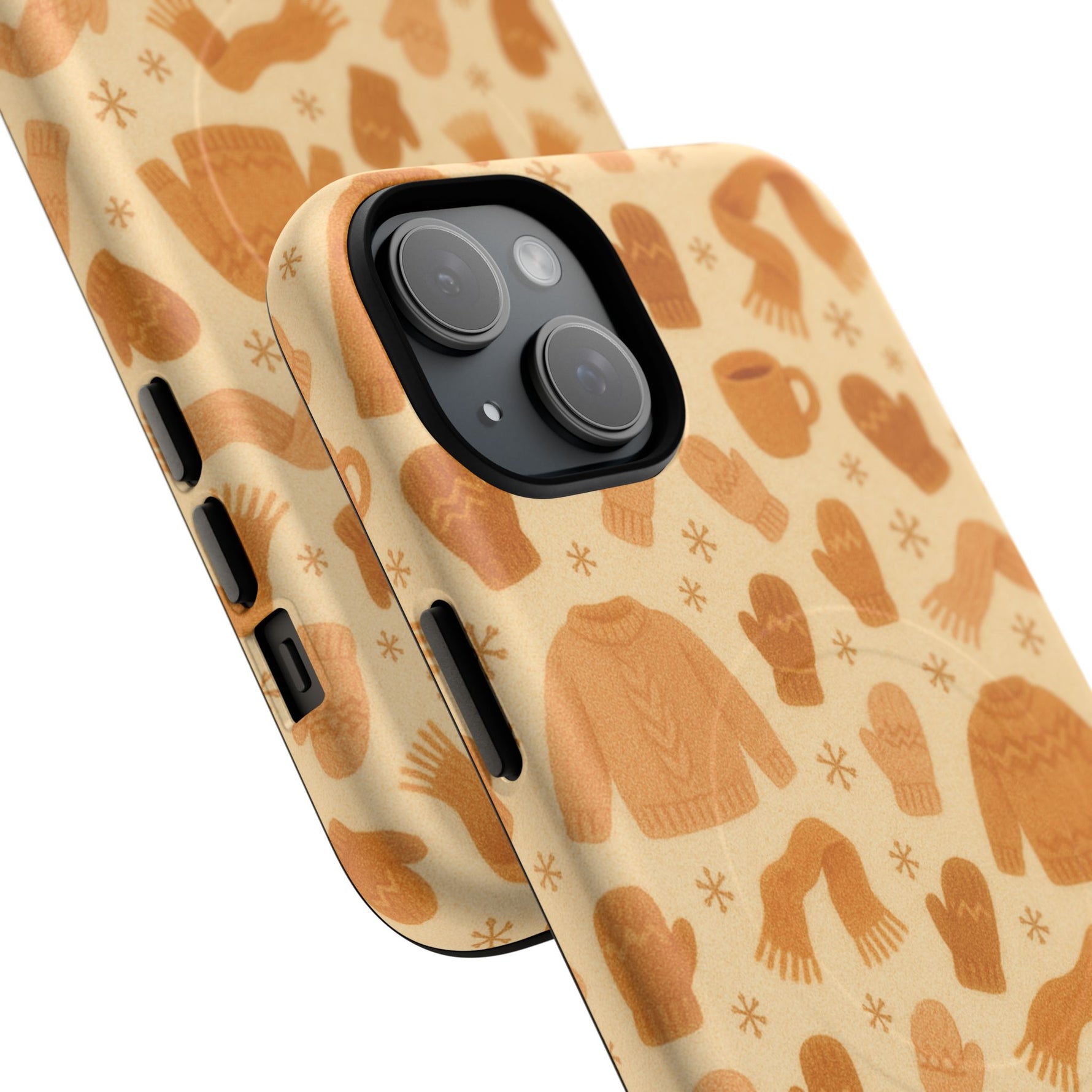 Cozy Winter Sweaters Holidays iPhone Case — Warm Knit Pattern with MagSafe - Shamo's