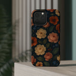 Floral Vintage Rose Magnetic Impact iPhone Case with MagSafe  Shamo's