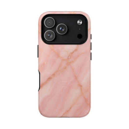 Blush Pink Marble iPhone Case with MagSafe - Shamo's