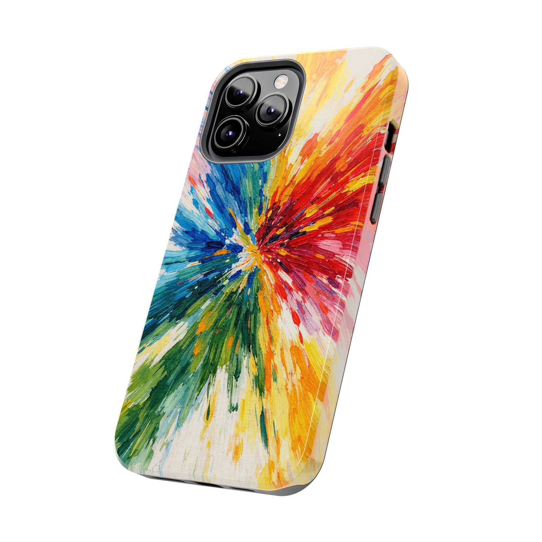 Vibrant Abstract Paint Explosion Impact Phone Case  Shamo's