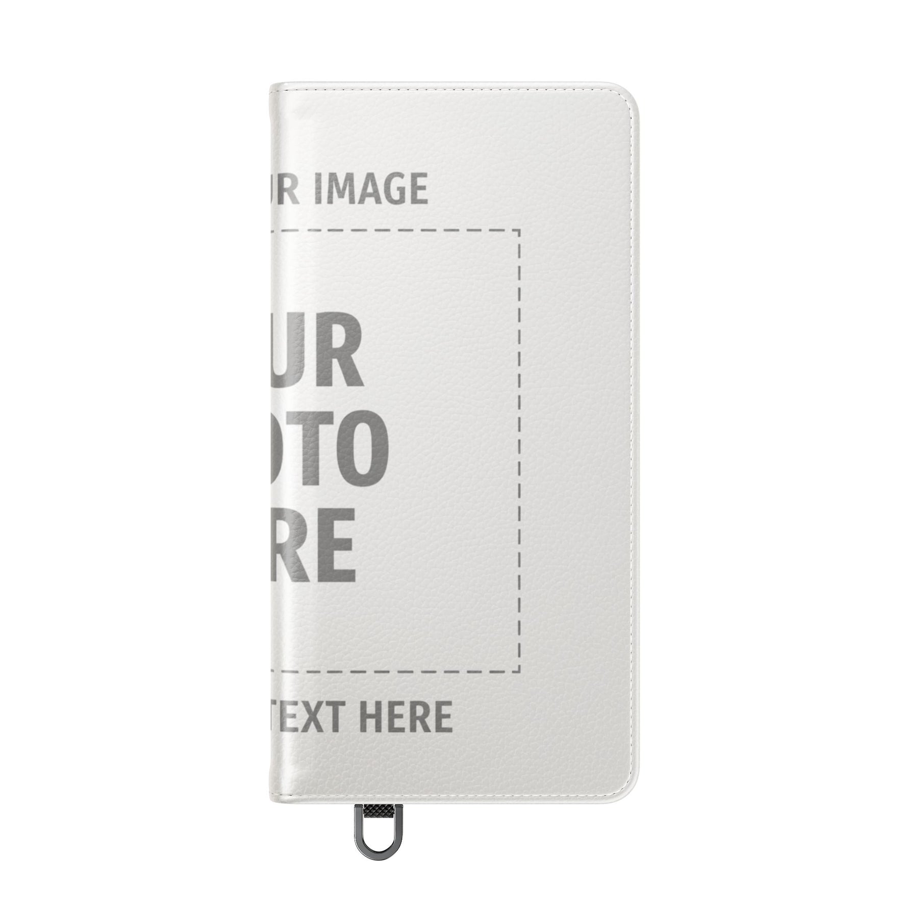 Personalized Flip Wallet Phone Case – Custom Photo & Text Wallet Cover