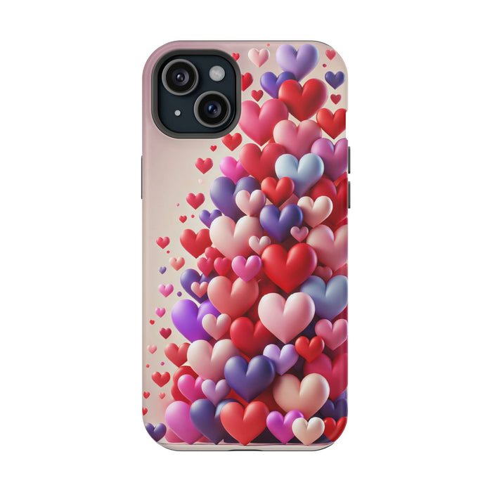 Shamo's Phone Case | MagSafe Compatible | Love Hearts Theme for iPhone 17 and more