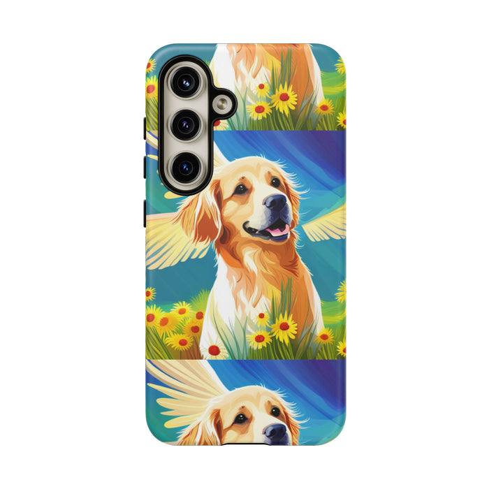 Tough Cases Golden Retriever with Wings Phone case