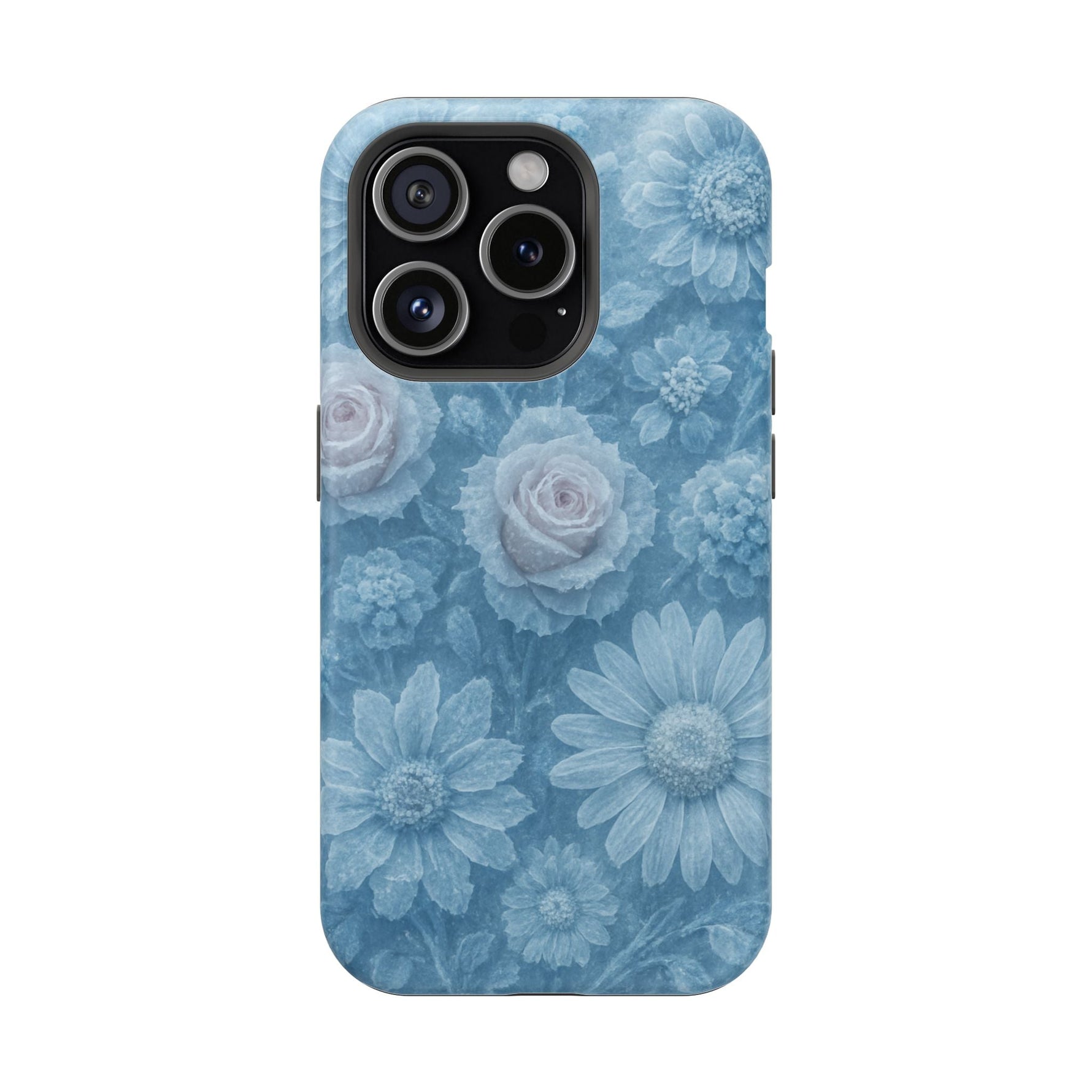 Frozen Beauty Floral Rose iPhone Case | MagSafe compatible  Shamo's iPhone 15 Pro / Matte