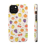Cute Kawaii Fun Fruit Pattern Magnetic Impact-Resistant iPhone Case with MagSafe Compatibility