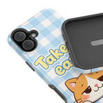 Take It Easy Cat Cute Funny Phone Case | MagSafe Compatible Impact-Resistant