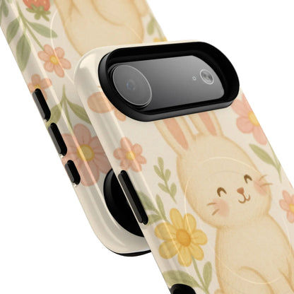 Fluffy Bunny Garden iPhone Case with MagSafe  Shamo's