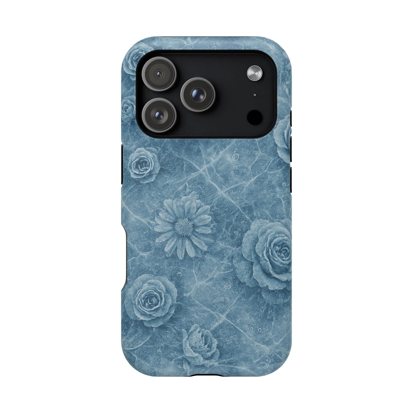 Frozen Flower Impact-Resistant iPhone Case — MagSafe Compatible  Shamo's iPhone 17 Pro / Matte