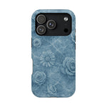 Frozen Flower Impact-Resistant iPhone Case — MagSafe Compatible  Shamo's iPhone 17 Pro / Matte