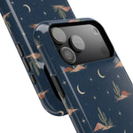 Desert Moon MagSafe Phone Case, glossy wide-camera Pro Max model, camera and side-button close-up