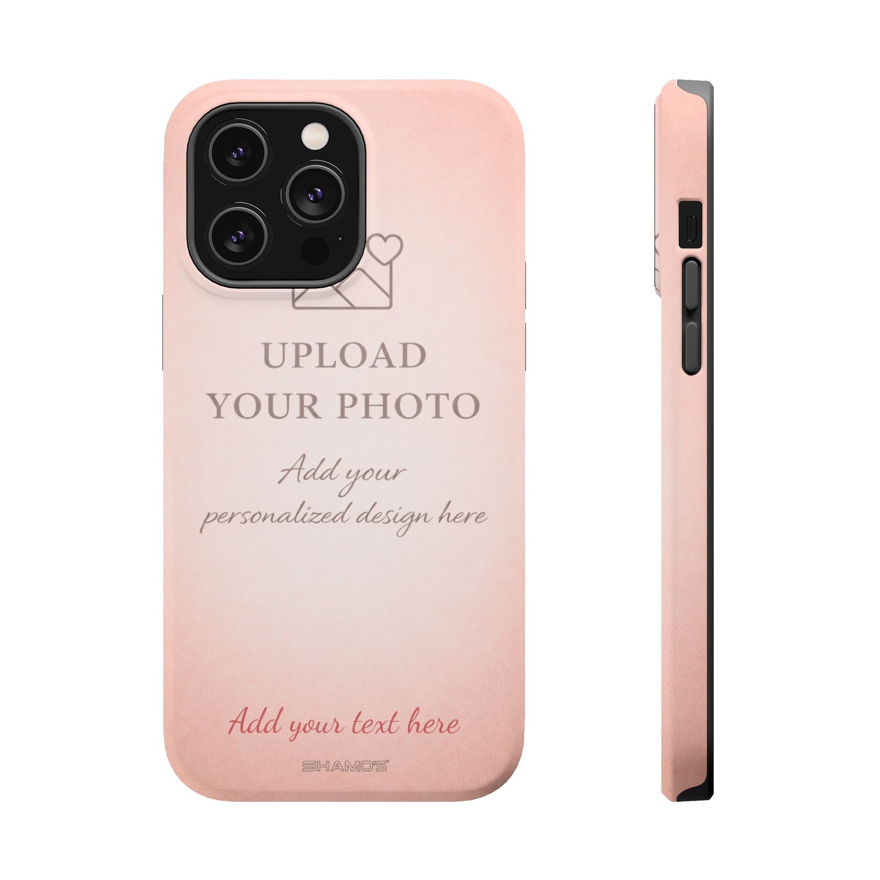 Personalizable iPhone Case | Add Your Own Photo and Text | MagSafe Compatible - iPhone 14 Pro Max / Matte - Shamo's