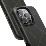 Black Geometric Design iPhone Case | MagSafe  Shamo's