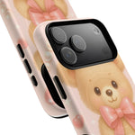 Ribbon Teddy Bear Love iPhone Case with MagSafe  Shamo's