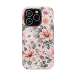 Floral Impact-Resistant Magnetic Phone Case