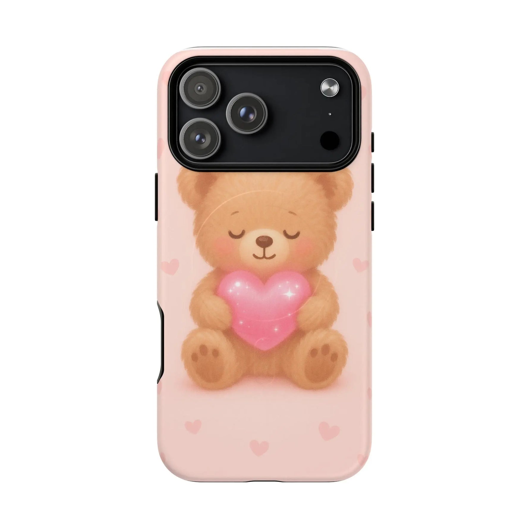 Heart Hug Teddy Bear iPhone Case – with MagSafe - Shamo's