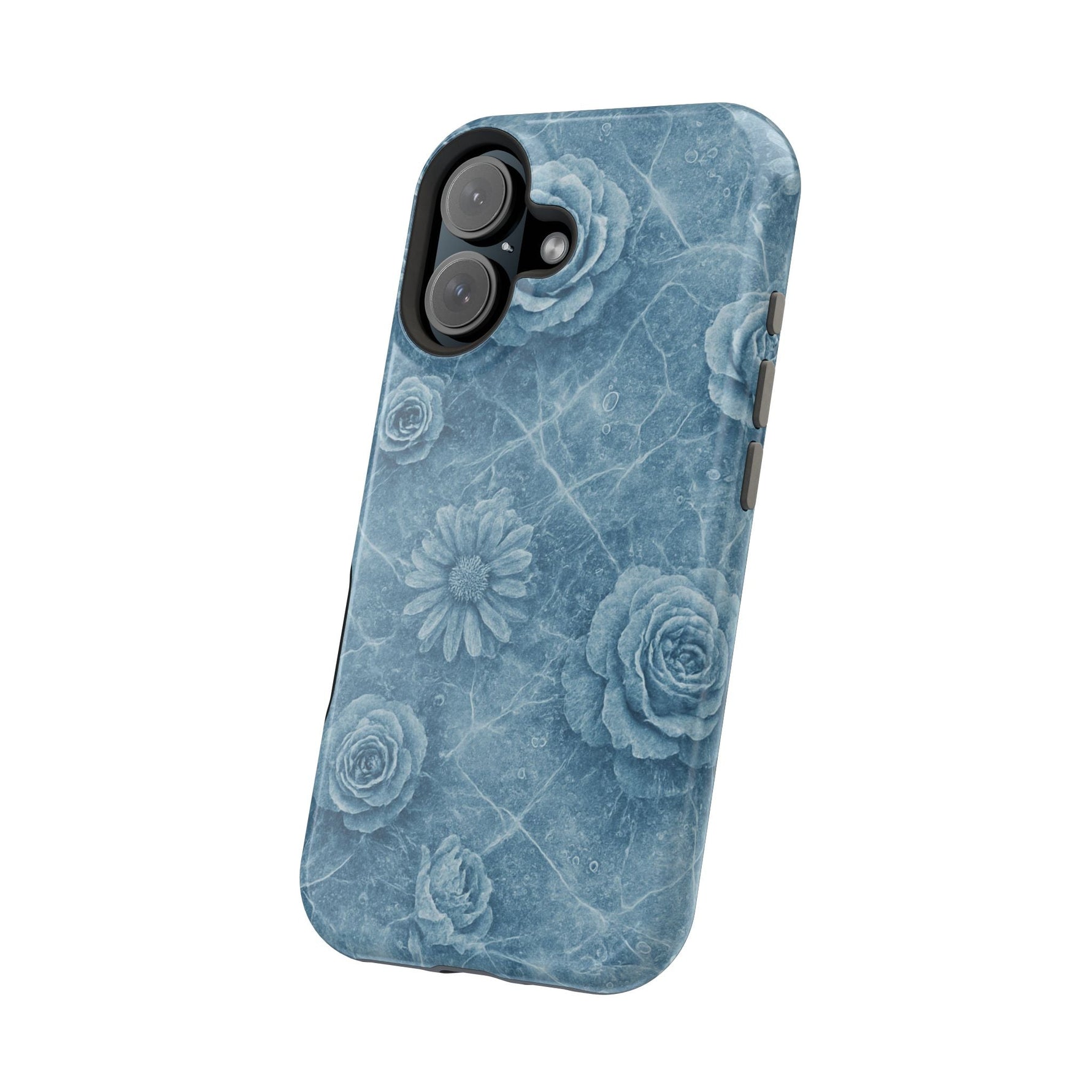 Frozen Flower Impact-Resistant iPhone Case — MagSafe Compatible  Shamo's