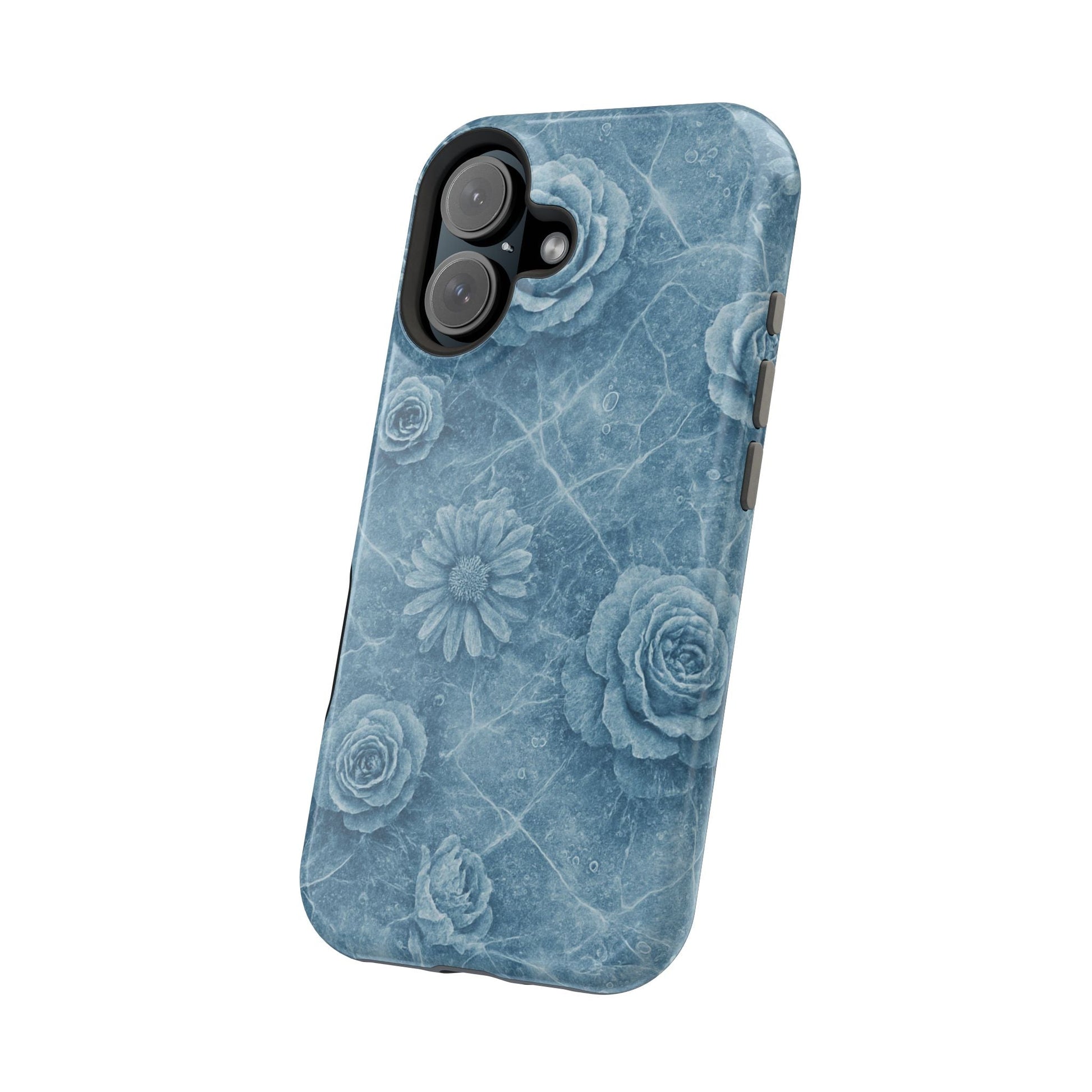 Frozen Flower Impact-Resistant iPhone Case — MagSafe Compatible  Shamo's