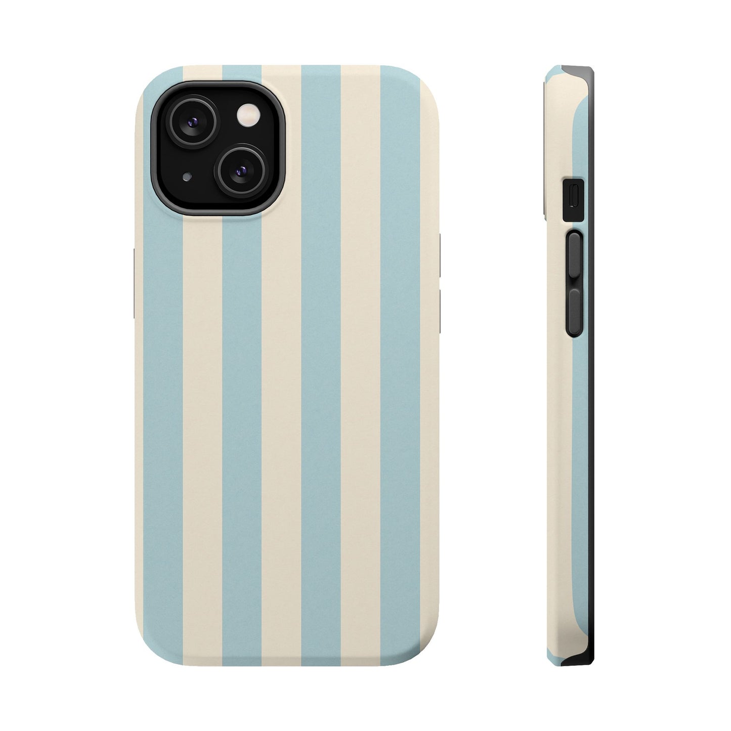 Blue Strips Pattern iPhone Case Compatible with MagSafe