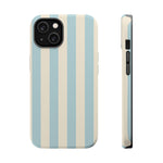 Blue Strips Pattern iPhone Case Compatible with MagSafe - Shamo's