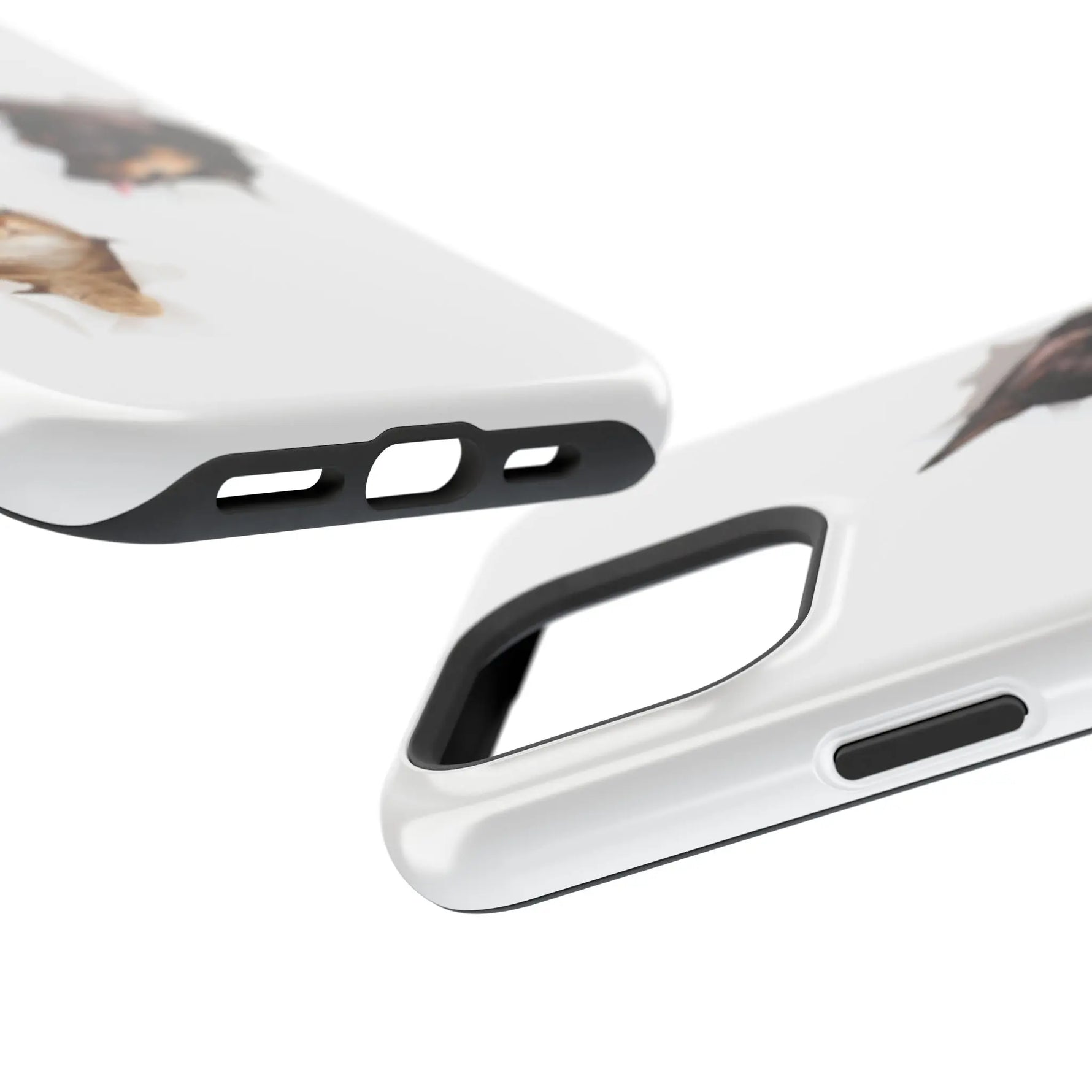 Impact-Resistant Cases with a cat and a dog - Shamo's