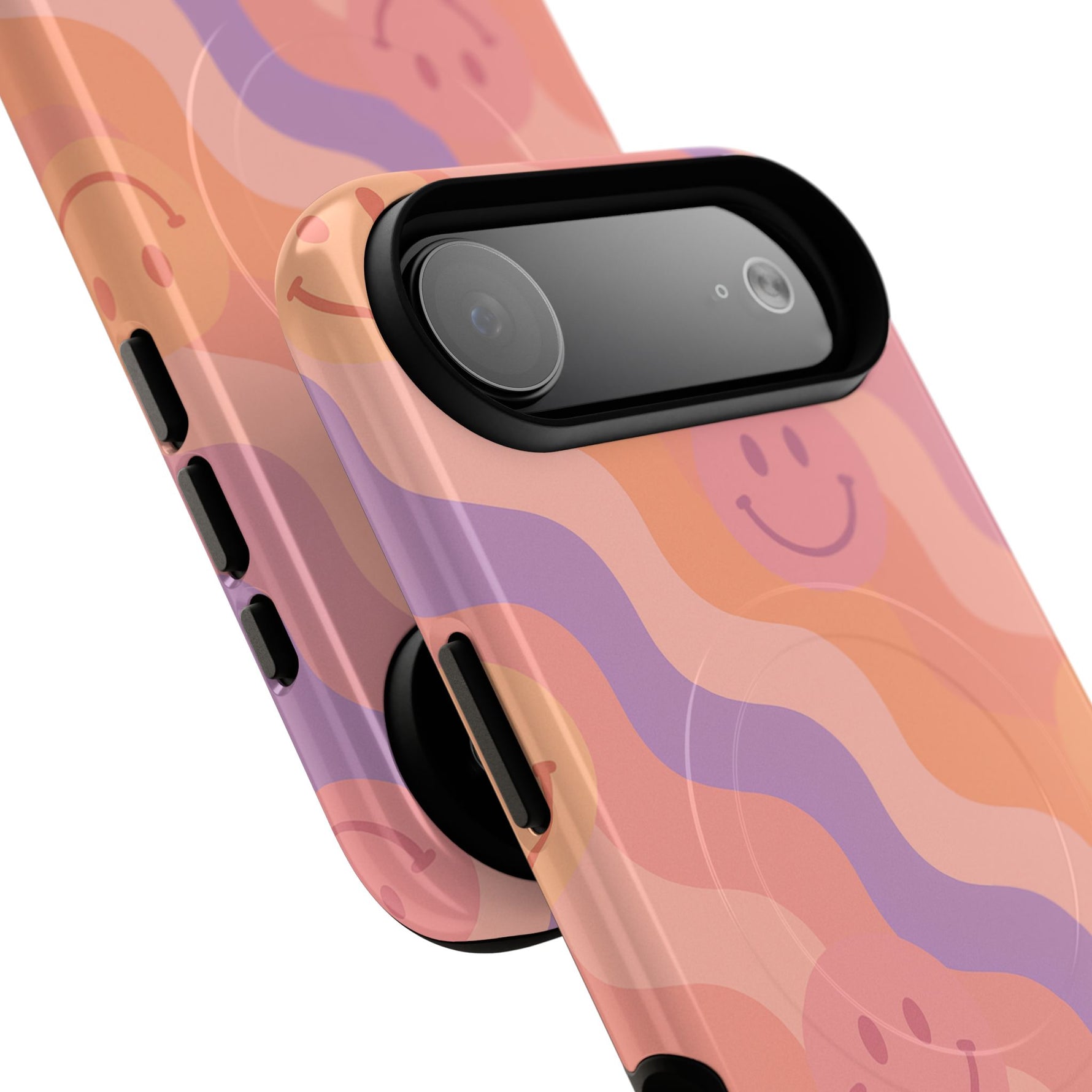 Groovy Smiley Faces Retro iPhone Case | MagSafe - Shamo's