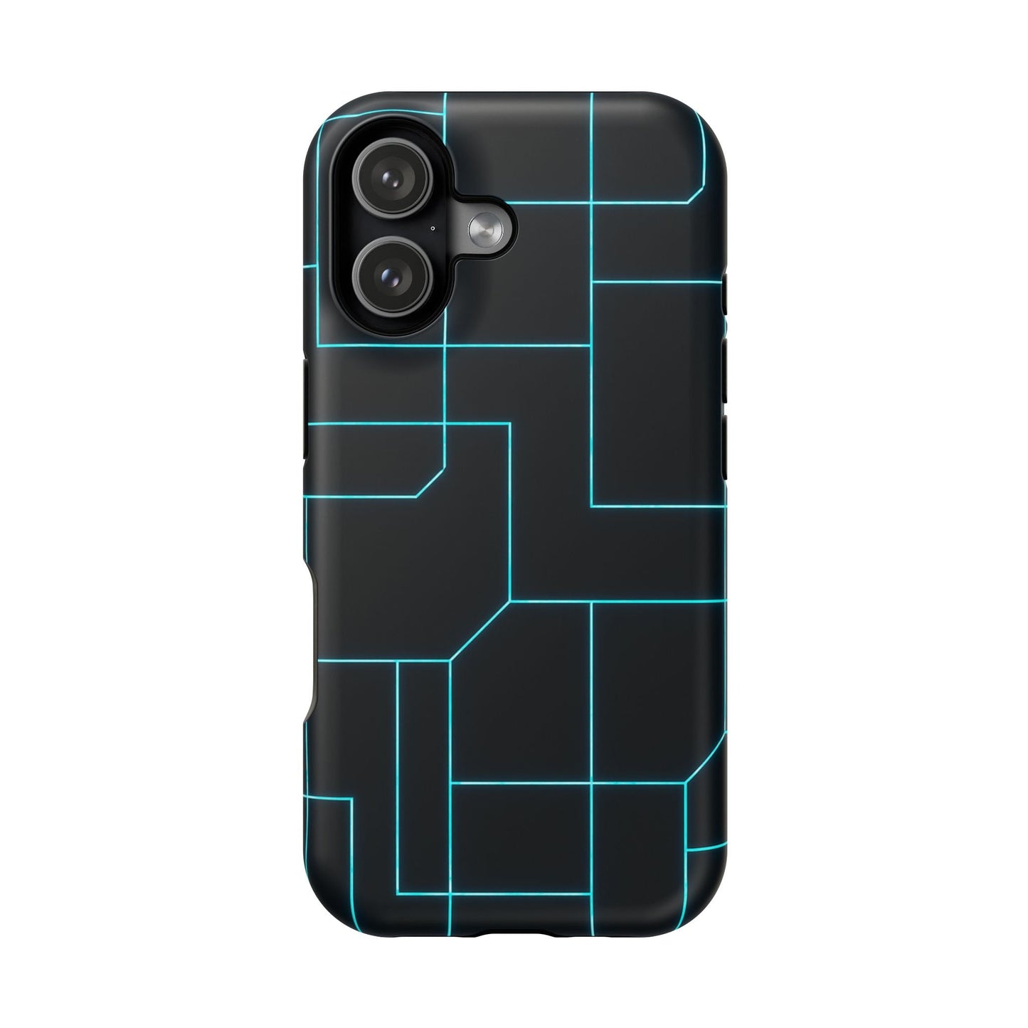 Neon Grid Magnetic Impact-Resistant iPhone Case | MagSafe compatible  Shamo's iPhone 17 / Matte