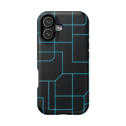 Neon Grid Magnetic Impact-Resistant iPhone Case | MagSafe compatible  Shamo's iPhone 17 / Matte