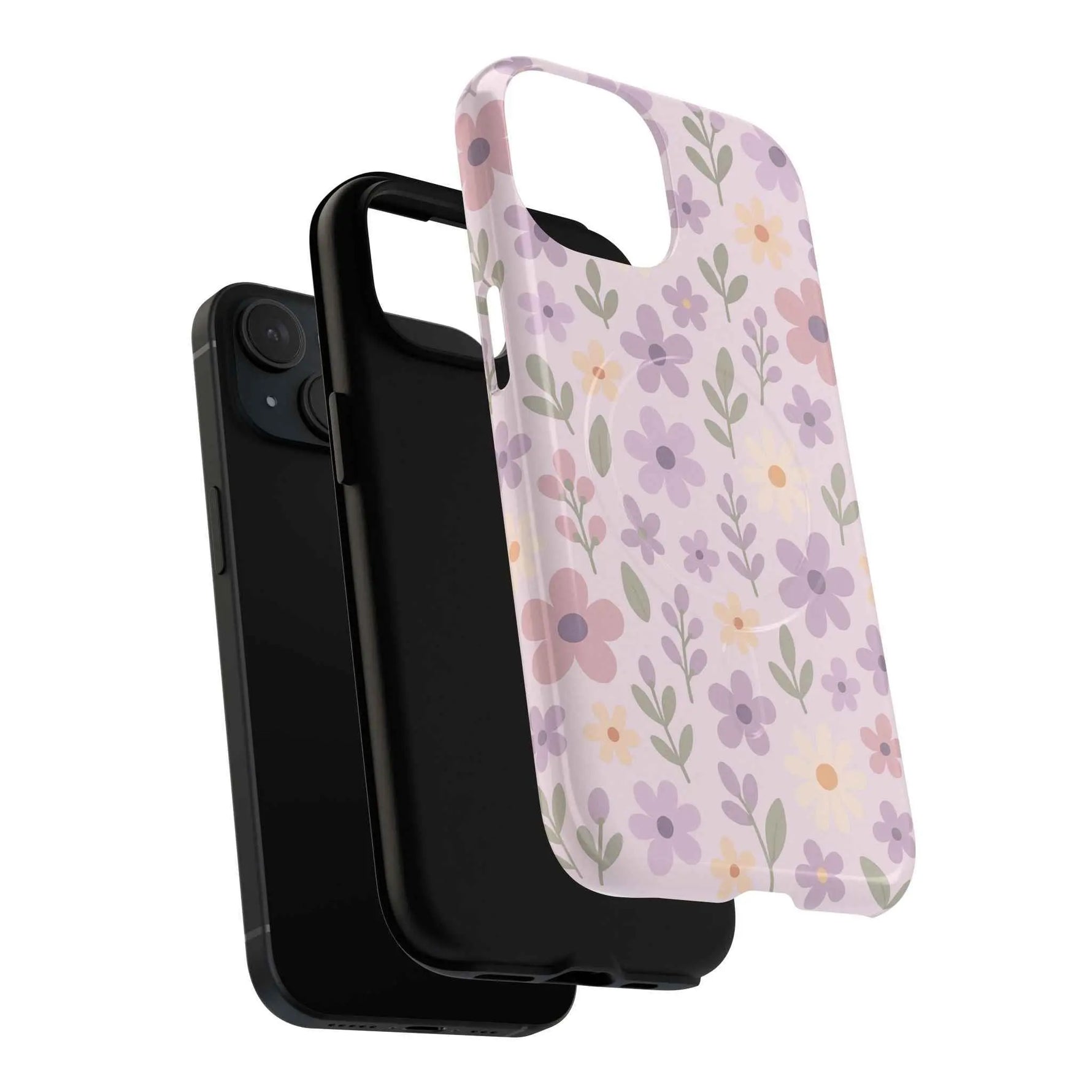 Floral Pattern | Compatible with MagSafe iPhone Case