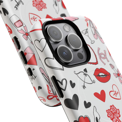 Love Doodle Tough iPhone Case (MagSafe compatible)