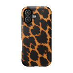 Leopard Print Impact-Resistant iPhone Case with MagSafe Compatibility  Shamo's iPhone 17 / Matte