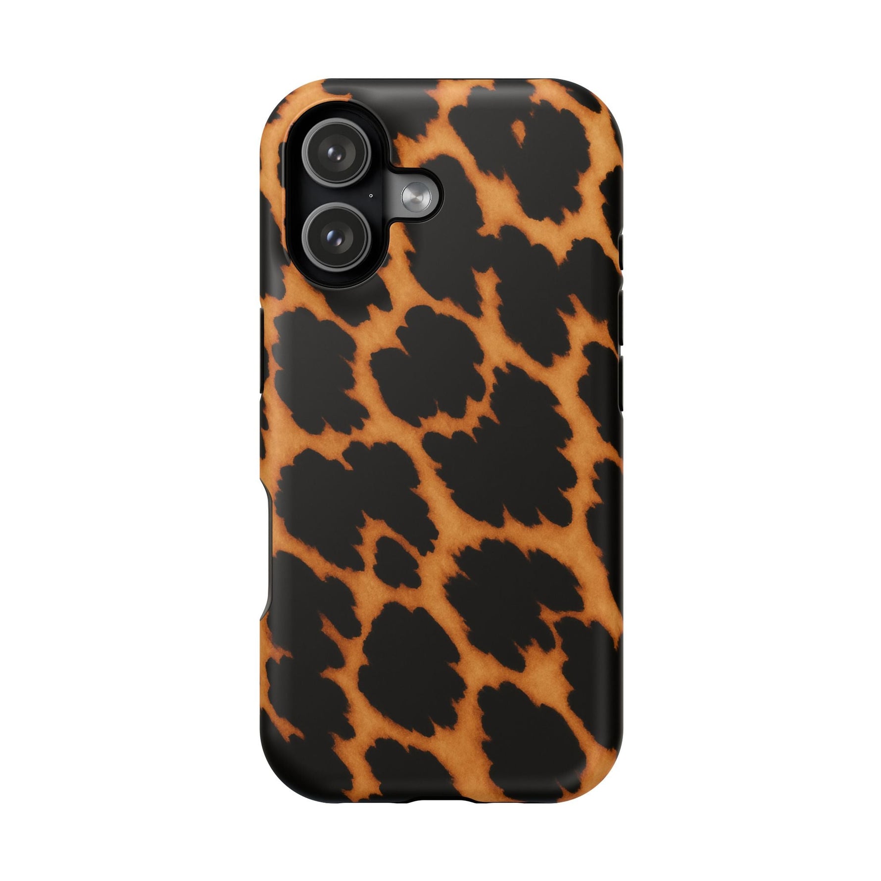Leopard Print Impact-Resistant iPhone Case with MagSafe Compatibility  Shamo's iPhone 17 / Matte