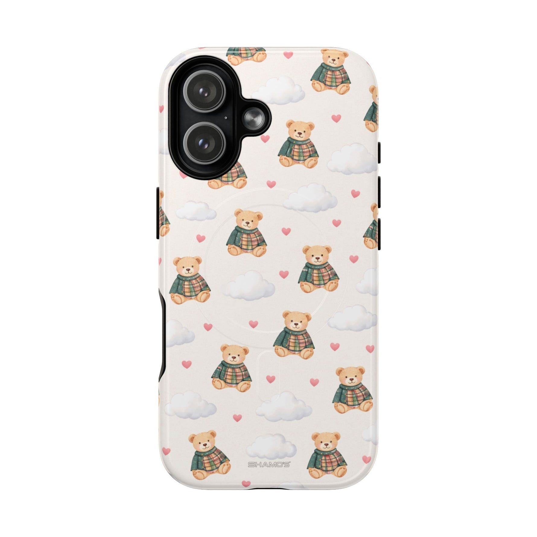 Funda para iPhone con diseño de osito de peluche Dreamy Cloud y MagSafe