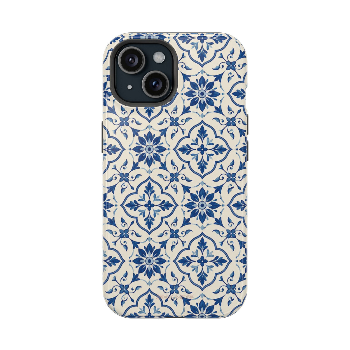 Lisbon Tile – Blue Ornamental MagSafe Phone Case