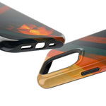 “Geometry of Becoming” Abstract iPhone MagSafe Case — Magnetic Impact-Resistant