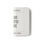Personalized Flip Wallet Phone Case – Custom Photo & Text Wallet Cover