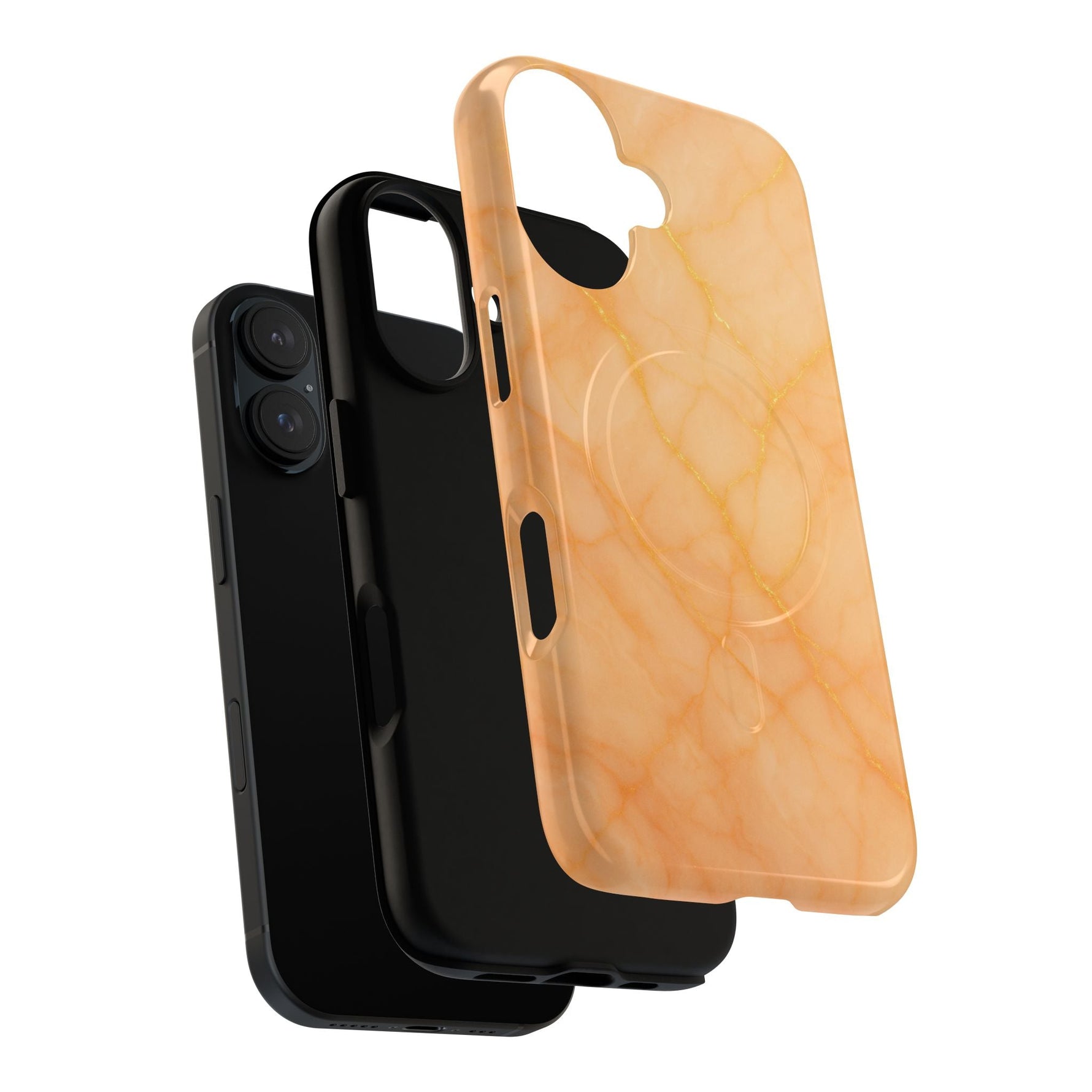 Golden Hour Marble iPhone Case with MagSafe  Shamo's