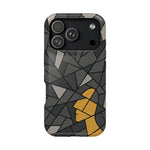 “Rebuilding Myself” Abstract iPhone Case — Magnetic MagSafe Impact-Resistant  Shamo's iPhone 17 Pro / Glossy