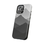 Monochrome Mountain Design iPhone Case | MagSafe  Shamo's