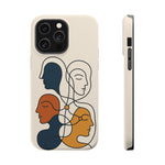 "Connected Lines" Minimalist iPhone Case — MagSafe, Magnetic Impact-Resistant  Shamo's iPhone 14 Pro Max / Matte