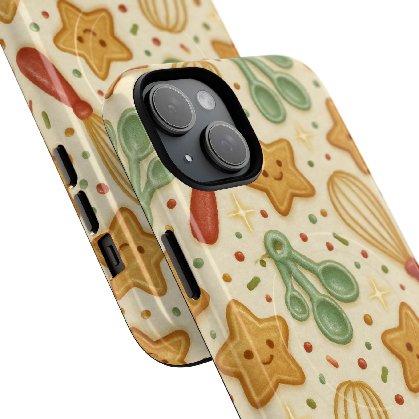 Baking Holiday iPhone Case — Cute Whisk & Cookie Pattern | compatible with MagSafe  Shamo's