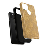 Golden Snowflake Holiday iPhone Case  Shamo's